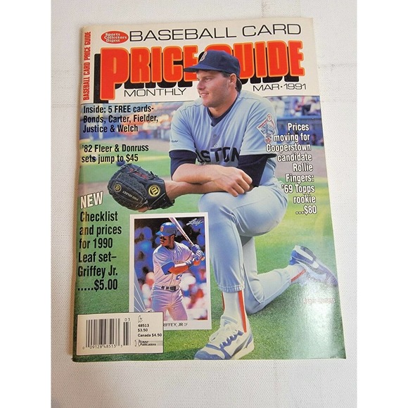 Vintage Other Vintage Baseball Card Price Guide Clemens 5 Uncut